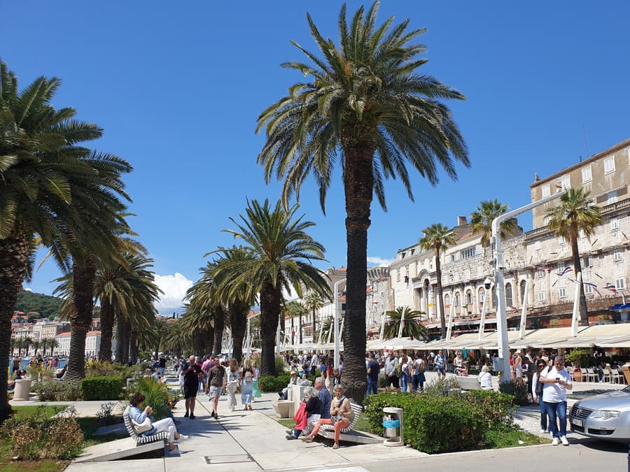 Split patrí k najkrajším mestám v Chorvátsku
