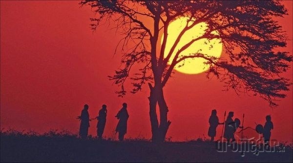 Západ slnka v kenskej
