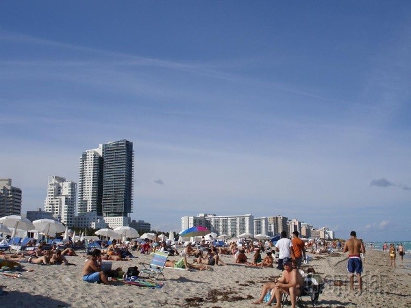 Floridská pláž - Miami,
