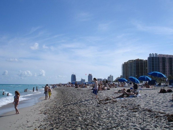 Floridská pláž - Miami,