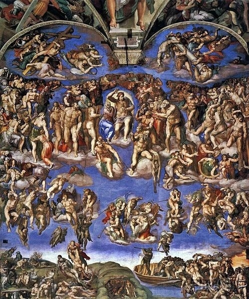 Sixtínska kaplnka, Michelangelo -