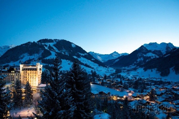 Zimný Gstaad, Švajčiarsko