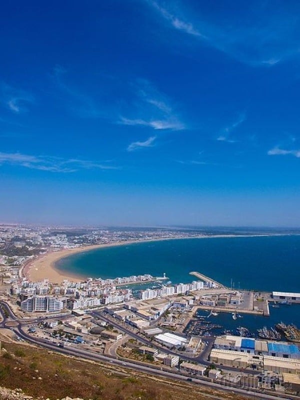 Pohľad na mesto Agadir