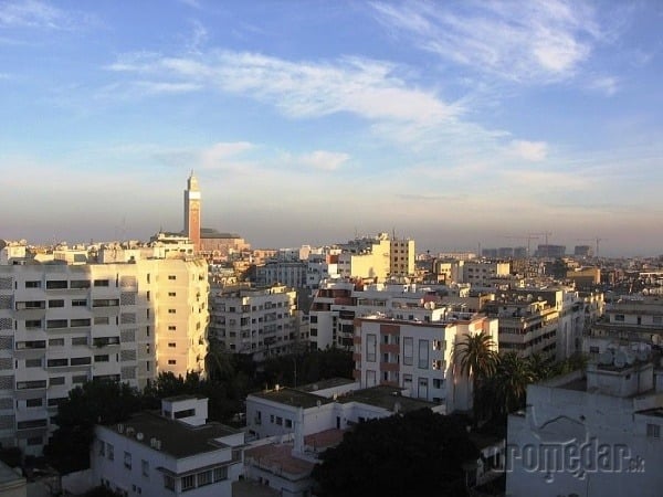 Pohľad na mesto Casablanca