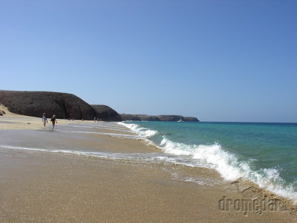 Playa Papagayo, Lanzarote, Španielsko