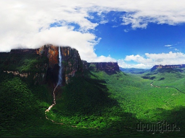 Anjelské vodopády, Venezuela