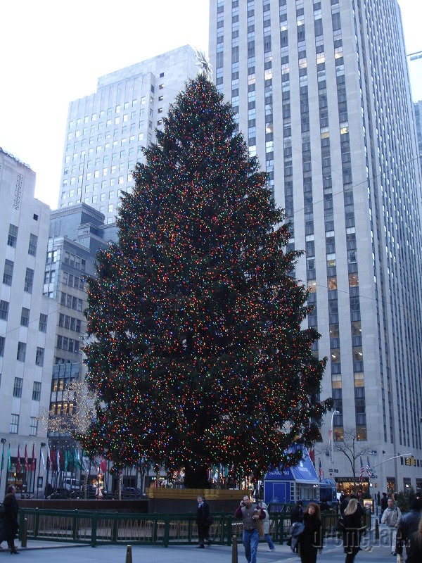 Vianočný stromček v Rockefellerovom
