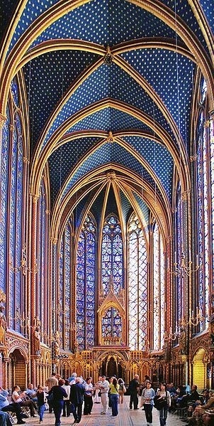 kaplnka Sainte Chapelle, Paríž,