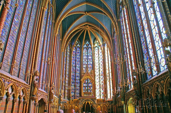 Horná kaplnka, Sainte- Chapelle