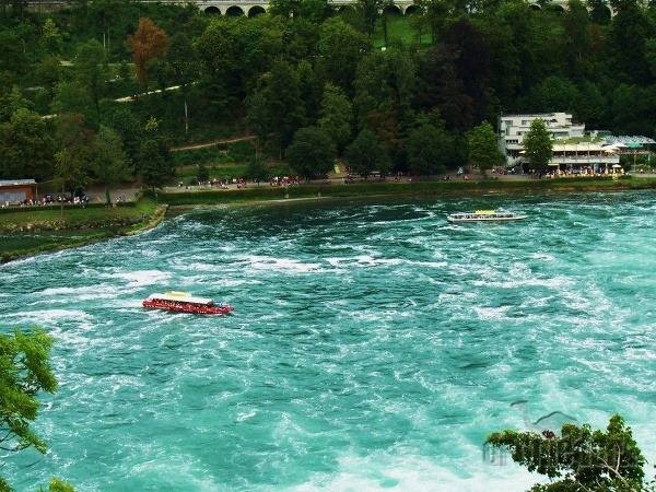 Rýnske vodopády, Švajčiarsko