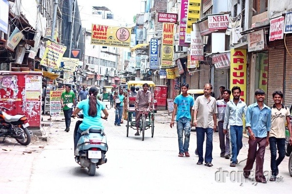 Bežný deň v Dillí, India