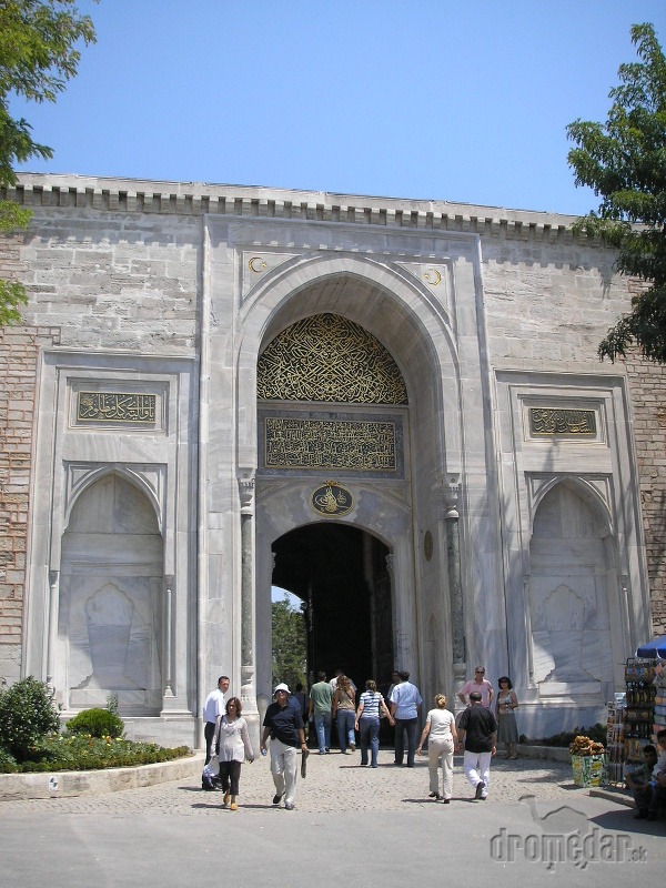 Cisárska brána, Palác Topkapi,