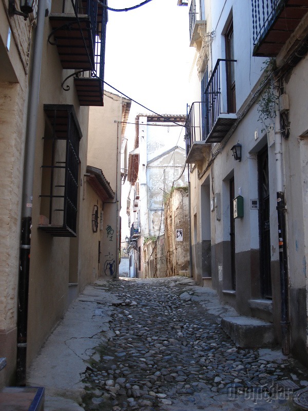 Ulica v Albaycíne, Granada,