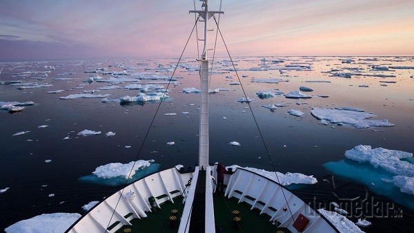 Arktický ohromujúci horizont