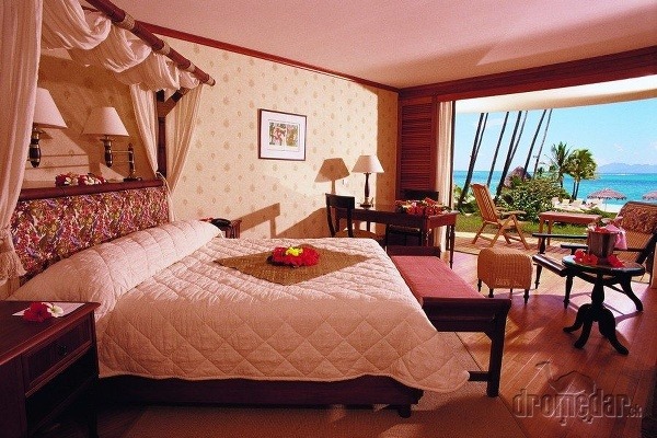 Spálňa InterContinental Resort, Tahiti,