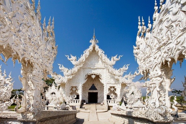 chrám Wat Rong Khun,