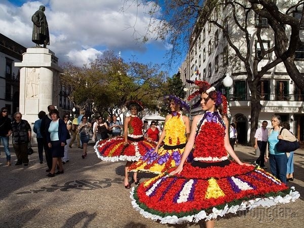 Festival kvetov, Madeira, Portugalsko