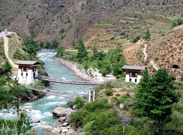 Mnoho bhutánskych zákutí pripomína