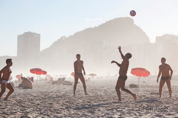 pláž Copacabana, Rio de Janeiro, Brazília