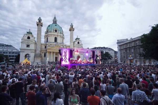 Zábery z posledného Popfestu, Viedeň, Rakúsko   