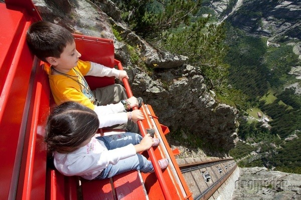 lanovka Gelmerbahn, Švajčiarsko