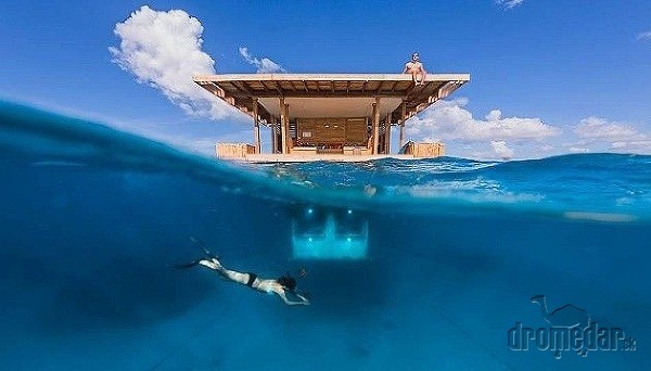Underwater Room, The Manta Resort, ostrov Pemba, Tanzánia
