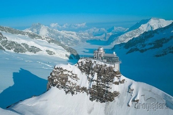 Observatórium Jungfraujoch neďaleko Bernese