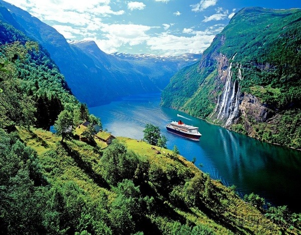 Geiranger fjord, Nórsko