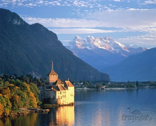 Hrad Chillon, Montreux, Švajčiarsko
