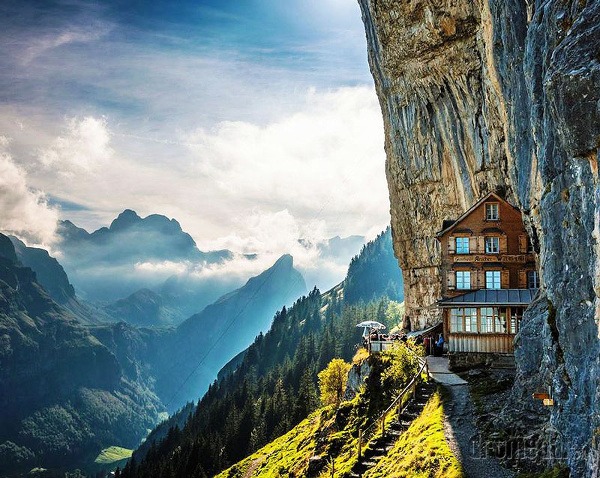 Äscher Cliff Restaurant, Švajčiarsko
