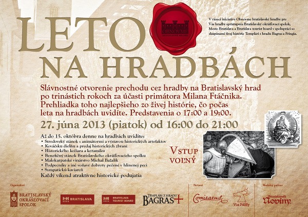 Otvorenie mestských hradieb, Bratislava