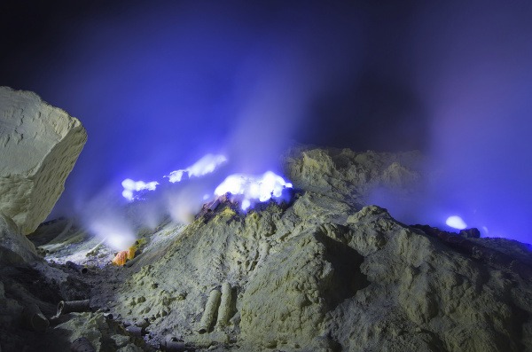 Sopka Kawah Ijen, Indonézia
