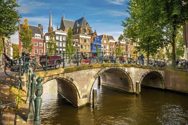 Amsterdamské kanály, Holandsko