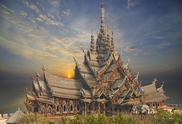 Chrám Pravdy, Pattaya, Thajsko
