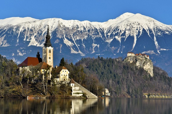 Ostrov a hrad, Bled, Slovinsko