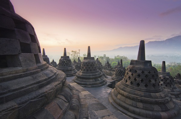 Chrám Borobudun, Java, Indonézia
