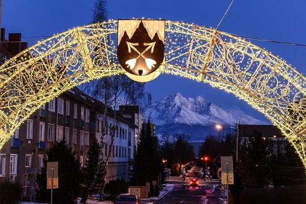 Poprad v zime