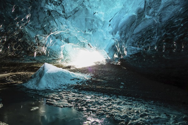 Jaskyňa Vatnajokull, Island