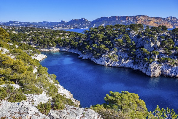 Záliv Calanque, Cassis, Francúzsko