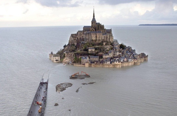 Mont Saint Michel počas