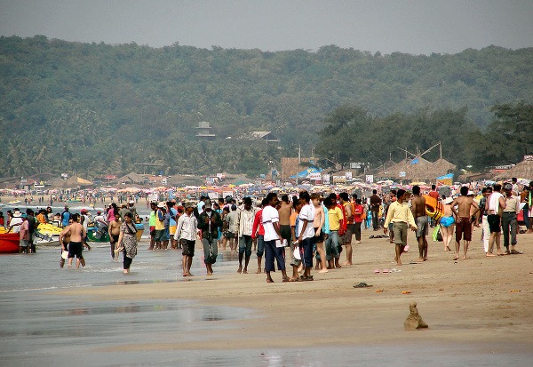 Pláž Calangute, Goia, India