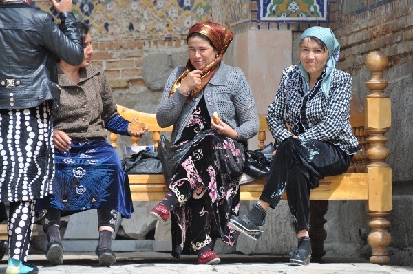 Samarkand - uzbecké ženy