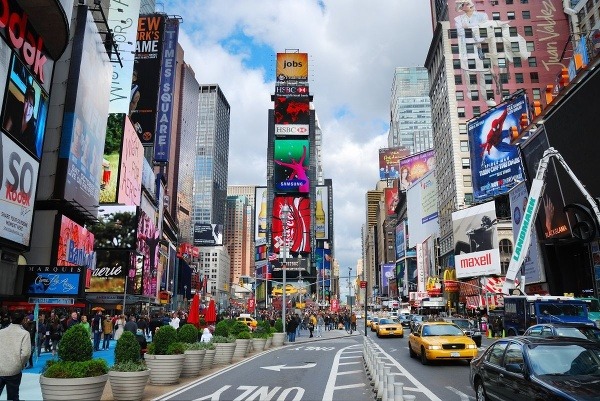 Námestie Times Square žije
