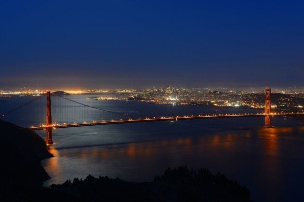 Most je v noci