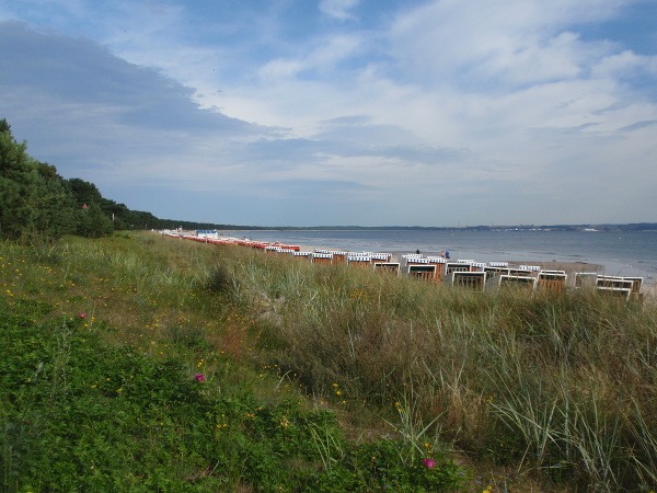 Baltické more, pláž v
