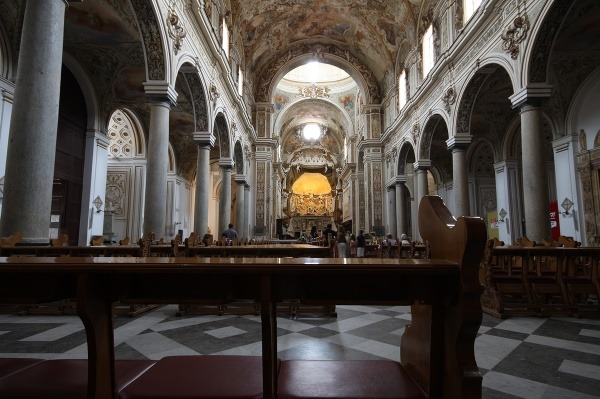 Interiér katedrály v Mazara