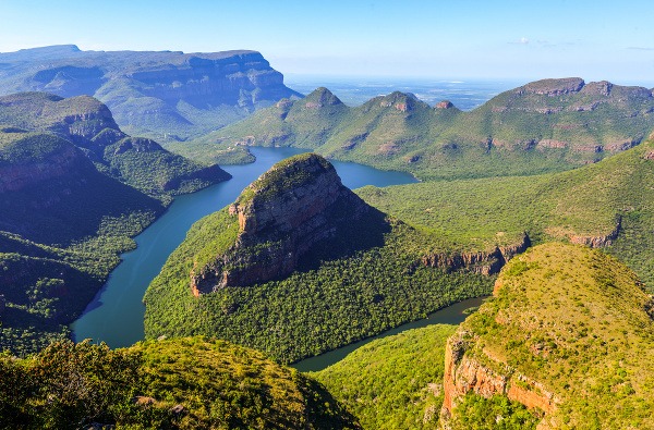 Juhoafrický kaňon pri rieke