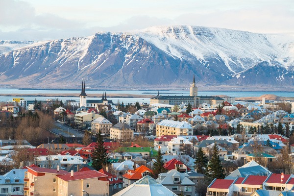 Islandský Reykjavík: Malé mesto