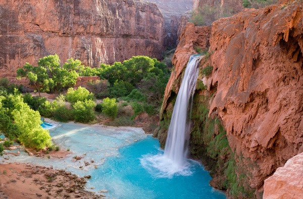 Vodopády Havasupai, USA
