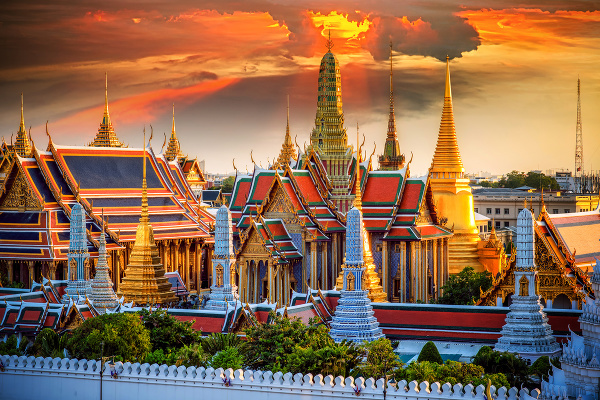 Wat phra keaw, Bangkok,
